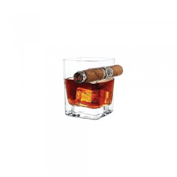 BICCHIERE WHISKEY CON POSASIGARO MAGS