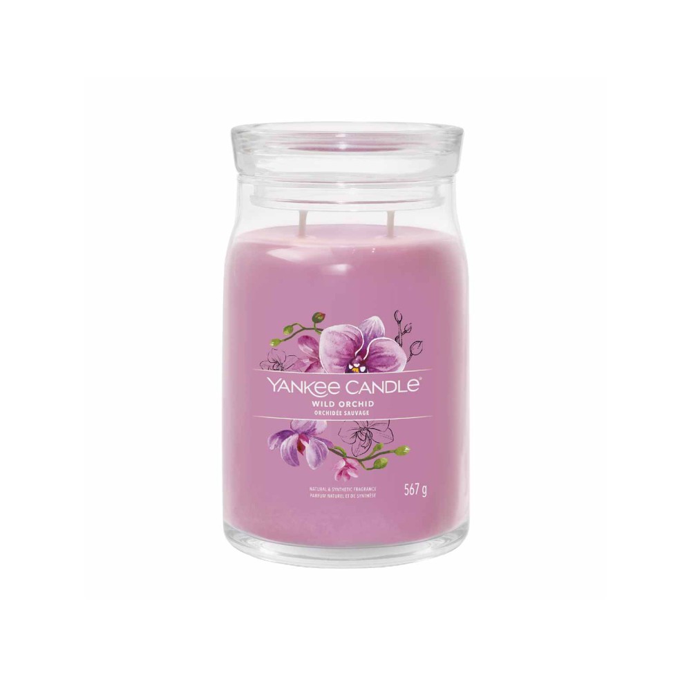 candela grande signature wild orchid yankee candle