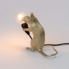 LAMPADA IN RESINA MOUSE LAMP-MAC-GOLD
